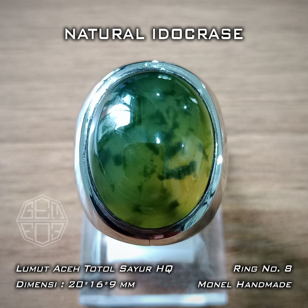 CINCIN NATURAL IDOCRASE || LUMUT ACEH || TOTOL SAYUR || KRISTAL HIGH QUALITY