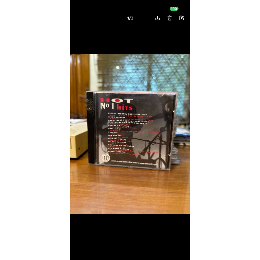 CD  HOT  NO.1   HITS
