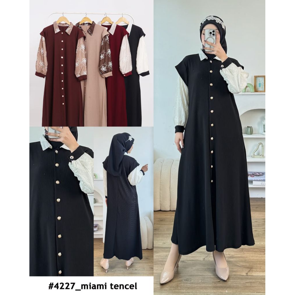 Gamis Miami Tencel/Gamis Wanita/Gamis Clarke