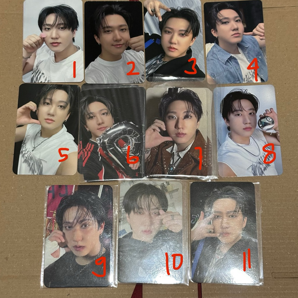 [ready stock] CHANGBIN STRAY KIDS KARMA POB PHOTOCARD appmus yes24 withmuu fansshop music korea musi