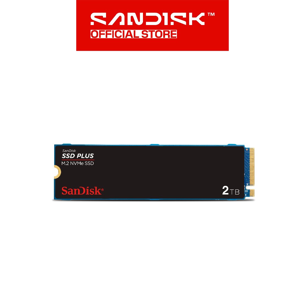 SANDISK SSD Internal PLUS M.2 2TB NVMe PCIe Gen 3.0 (Up to 3200MB/s)