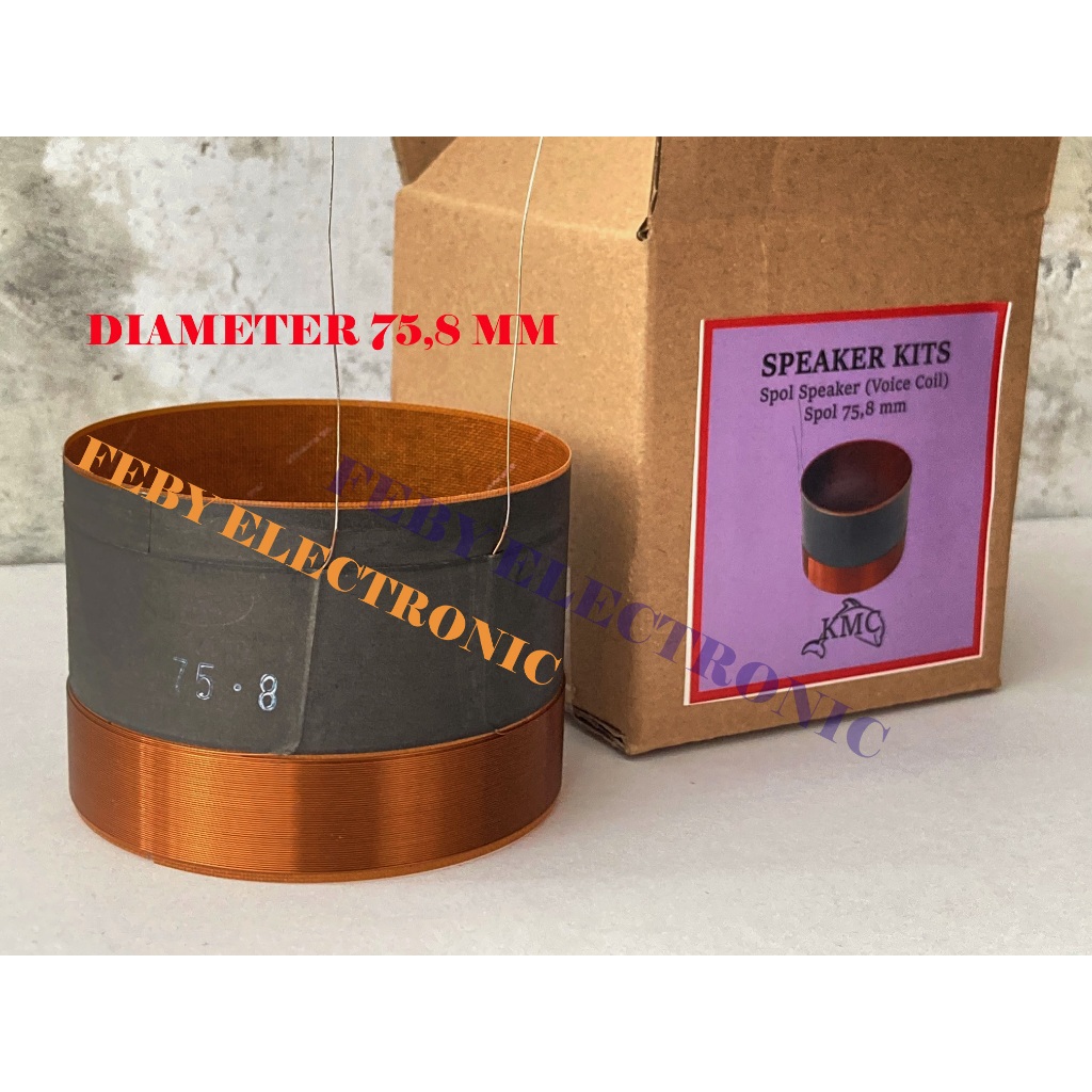 Spol Speaker 75,8 mm spul spool voice coil