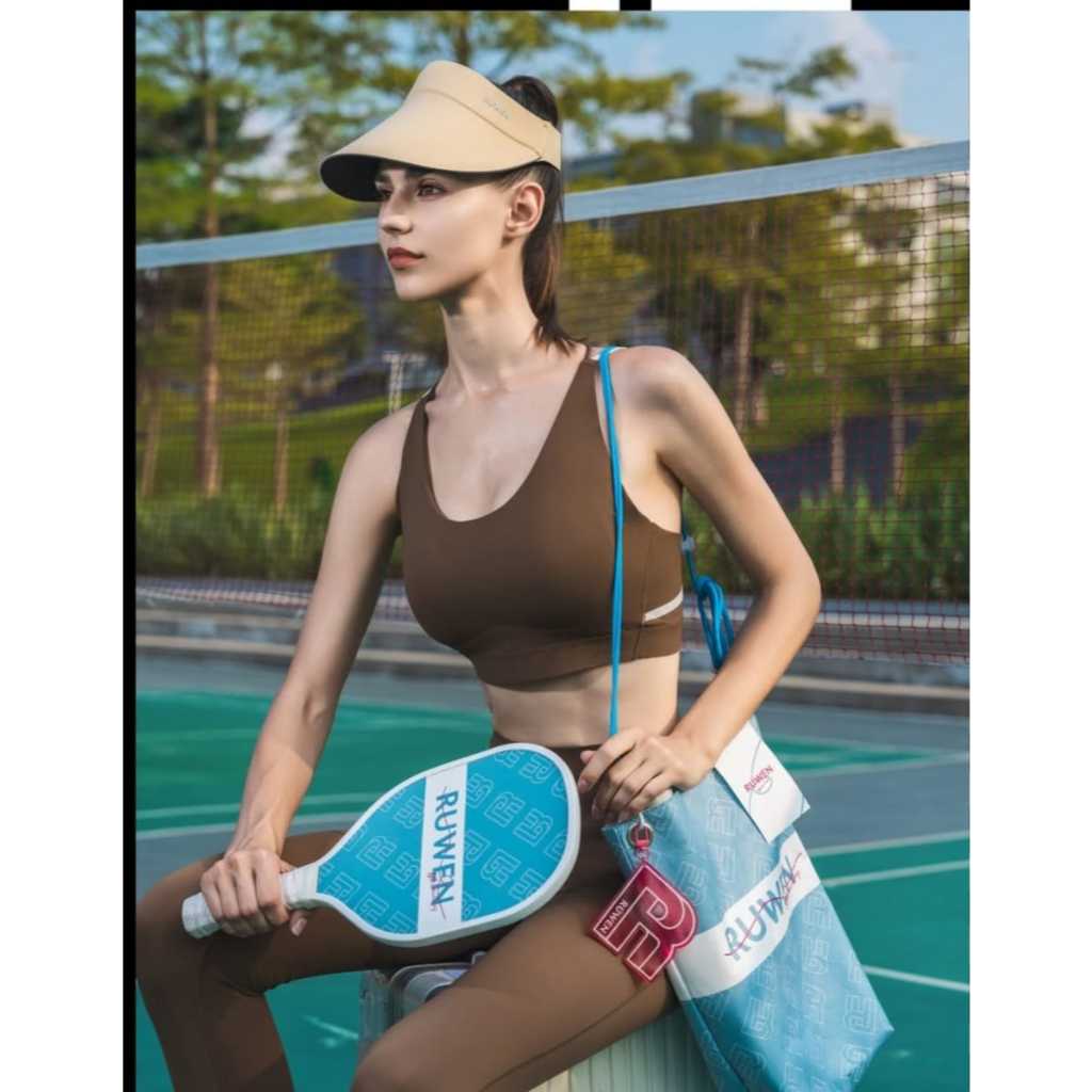 RUWEN KISSY Sport Bra & Legging Set Wanita Premium | Yoga Gym Pilates Activewear Stretch Nyaman