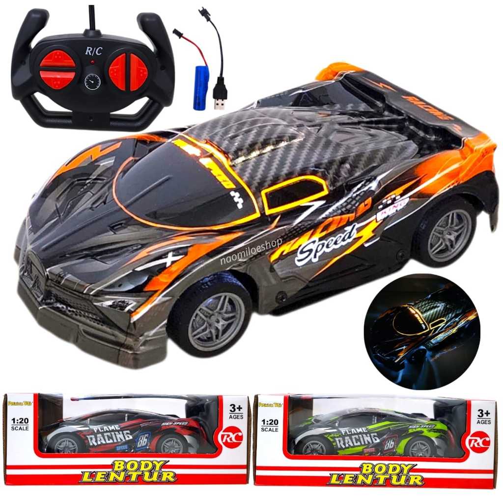 Body lentur RC CAR RALLY REMOT kontrol mainan mobil remote control RALLY MASTER RACER BRUSHLESS RC R