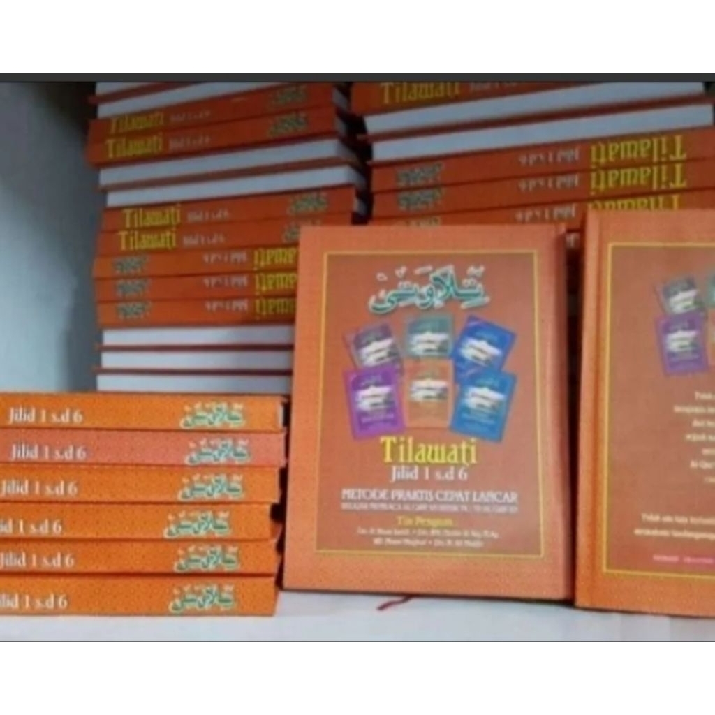 TILAWATI HARDCOVER JILID 1 SAMPAI 6