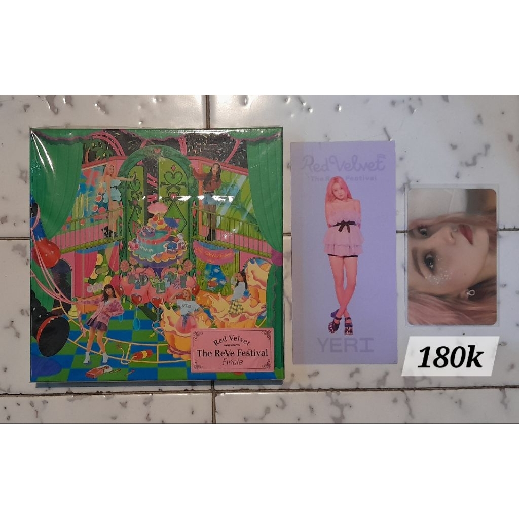 album red velvet finale scrapbook yeri set