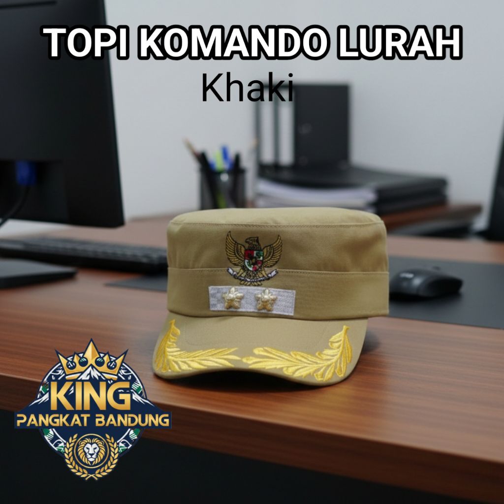 TOPI KOMANDO LURAH KHAKI