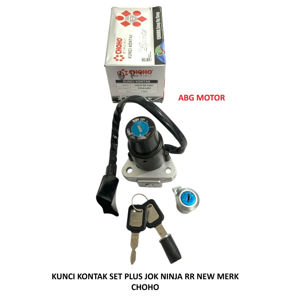 KUNCI KONTAK SET PLUS JOK NINJA RR NEW MERK CHOHO 27045-0555