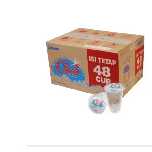 Air Mineral Club gelas cup 220ml