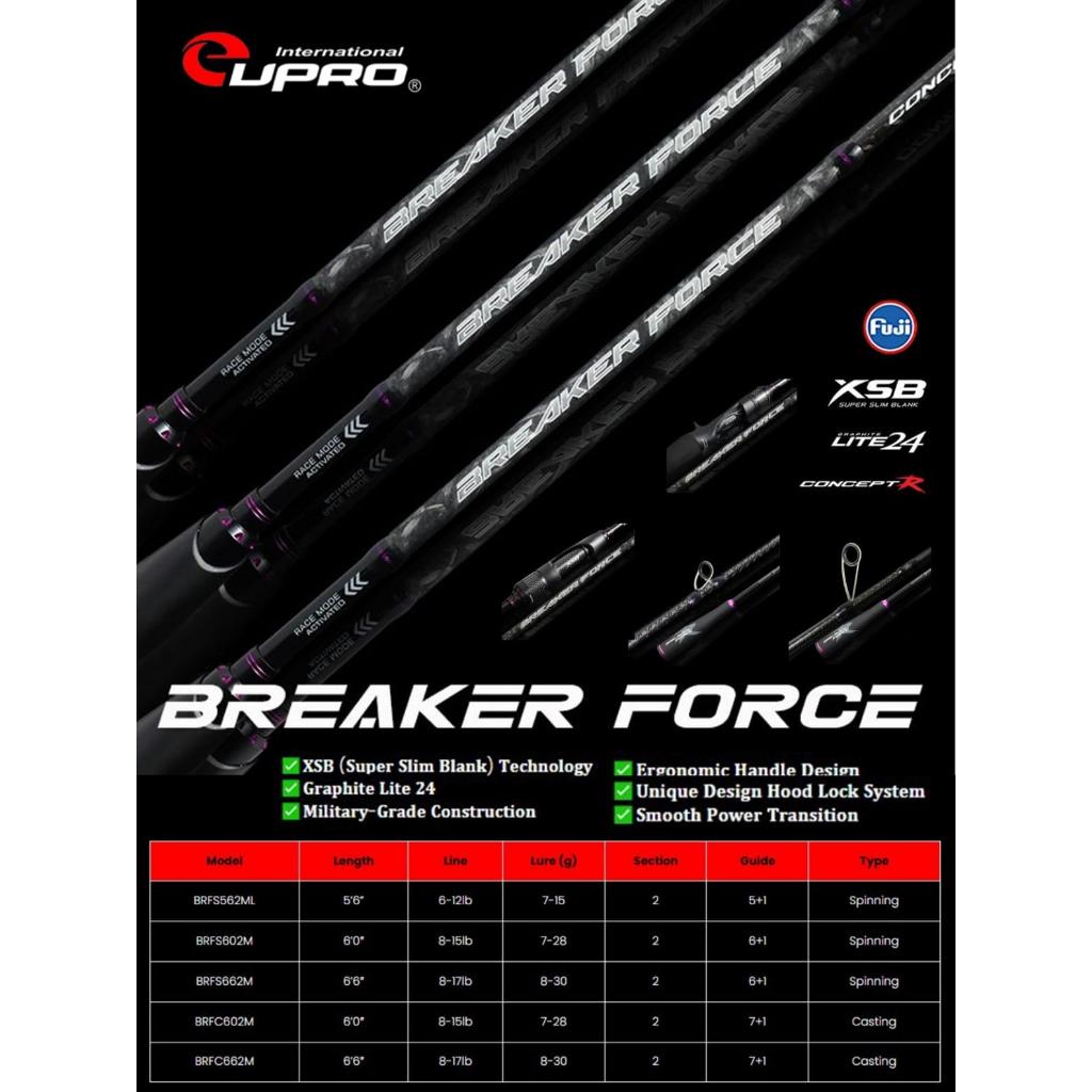 JORAN EUPRO BREAKER FORCE SPINNING - BAITCASTING | GALATAMA | CASTING