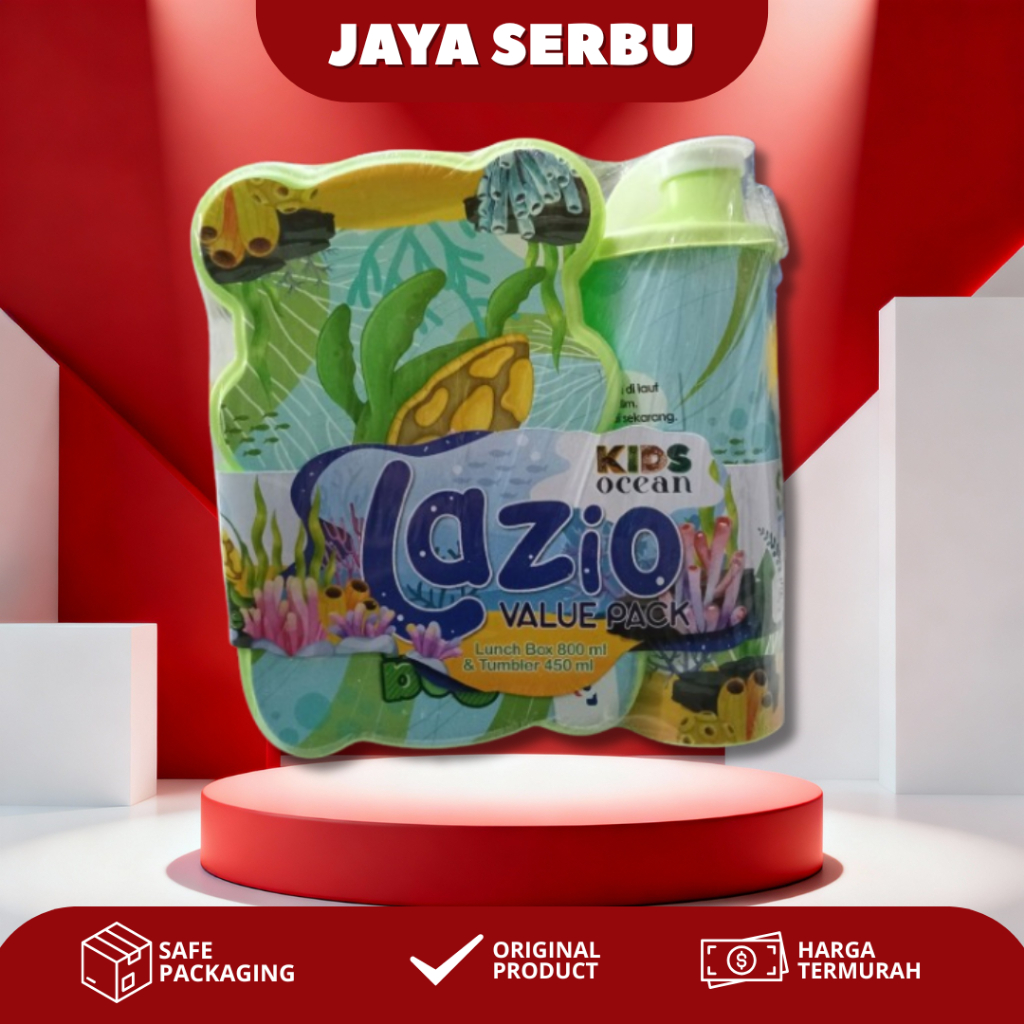 Lunch Box Set Lazio Kotak Makan Dan Botol Tempat Makan Anak Set