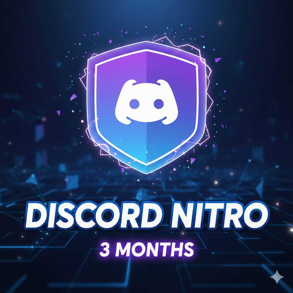 Discord Nitro 3 Bulan FULL GARANSI - Proses CEPAT