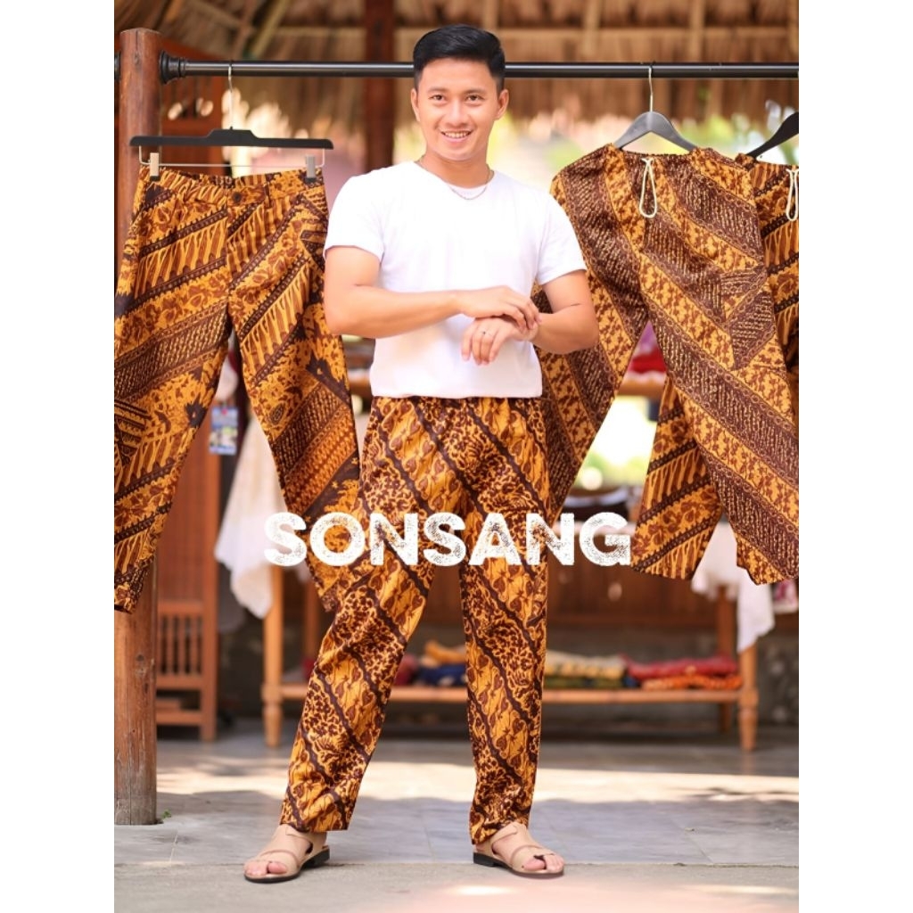 Celana  Panjang Batik Super Jumbo - Selendang Batik
