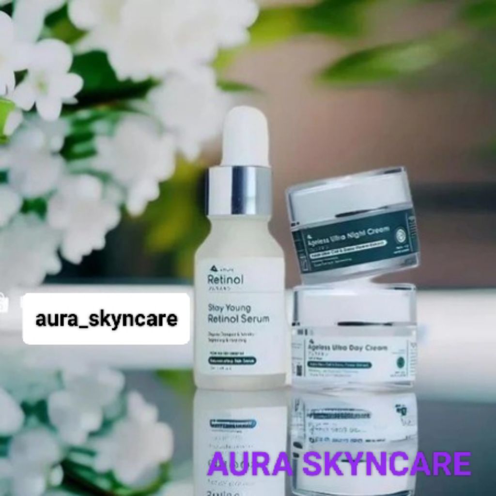 AMURA PAKET FLEK HITAM & KERUTAN ( RETINOL DAY NIGHT CREAM )