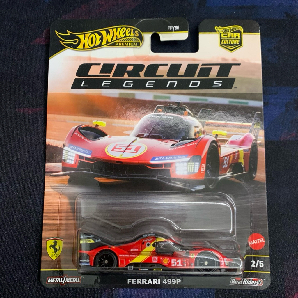 hot wheels premium circuit legends ferrari 499p