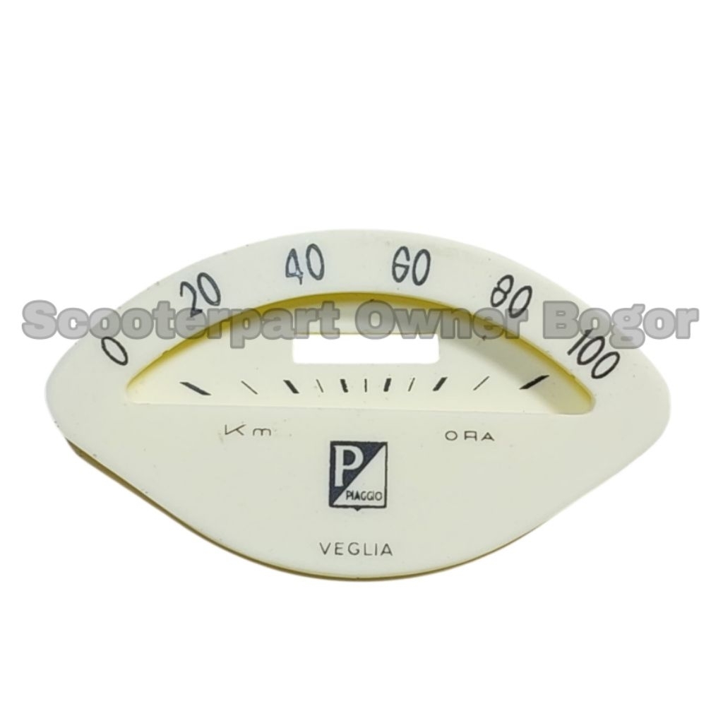 Layar Speedometer Oval P/ 100 Vespa VBA VBB Sprint S GL SS GS Super