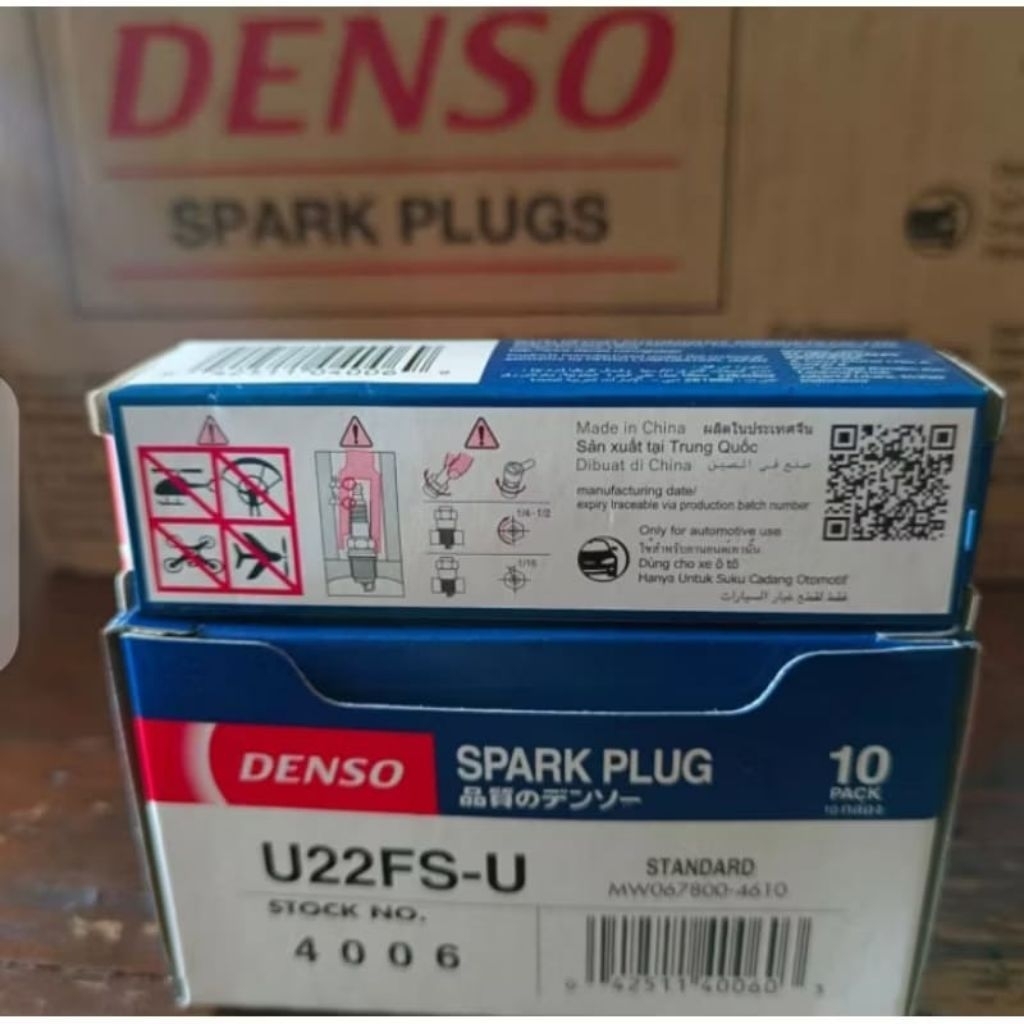 BUSI DENSO W22FS-U SPARK PLUG DRAT PENDEK RXKing RX King F1ZR FIZR F1Z RXK RXS RX SPESIAL ALFA SIGMA