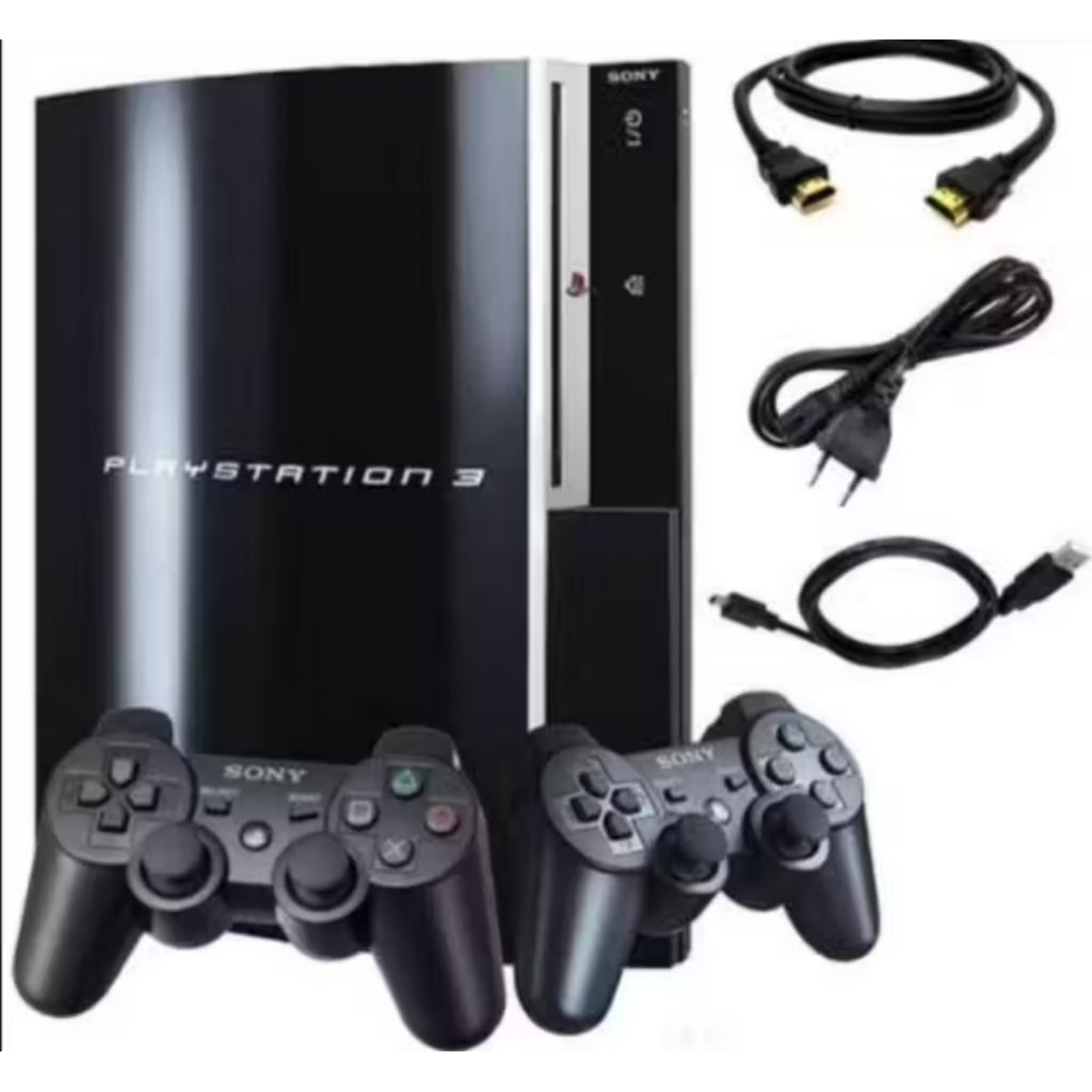 PS3 FAT PLAYSTATION 3 FAT SERI CFW TERBAIK CECHL 160 GB FULLSET FULLGAME