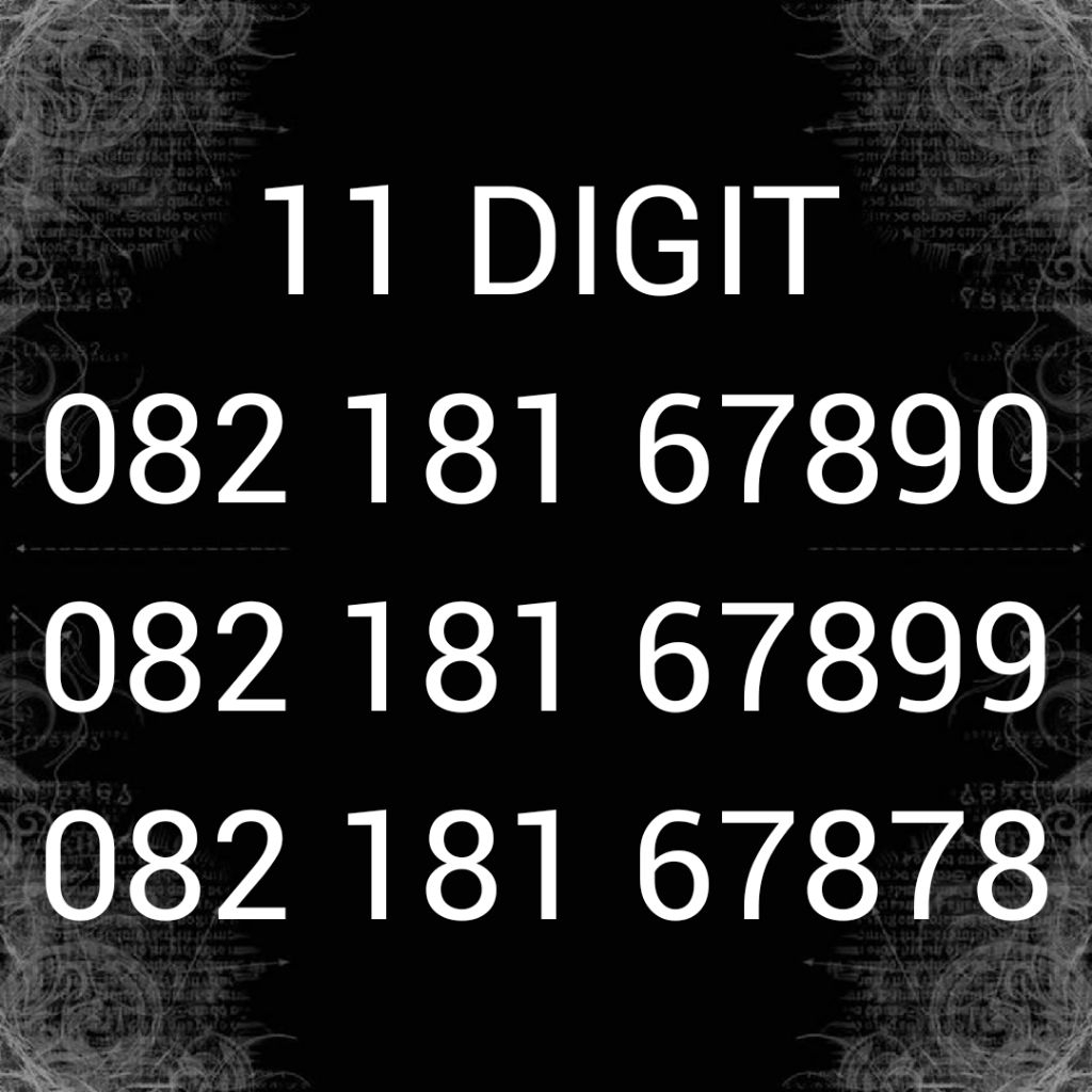 NO CANTIK TELKOMSEL 11 DIGIT SERI 678