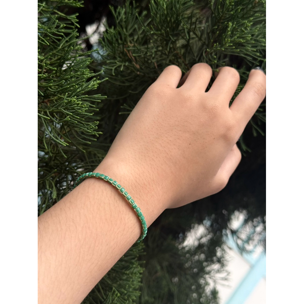 Samapura Jade Bracelet – Handmade Bali | Simple, Elegant & Timeless - Jade Bali Bracelet | Minimal &