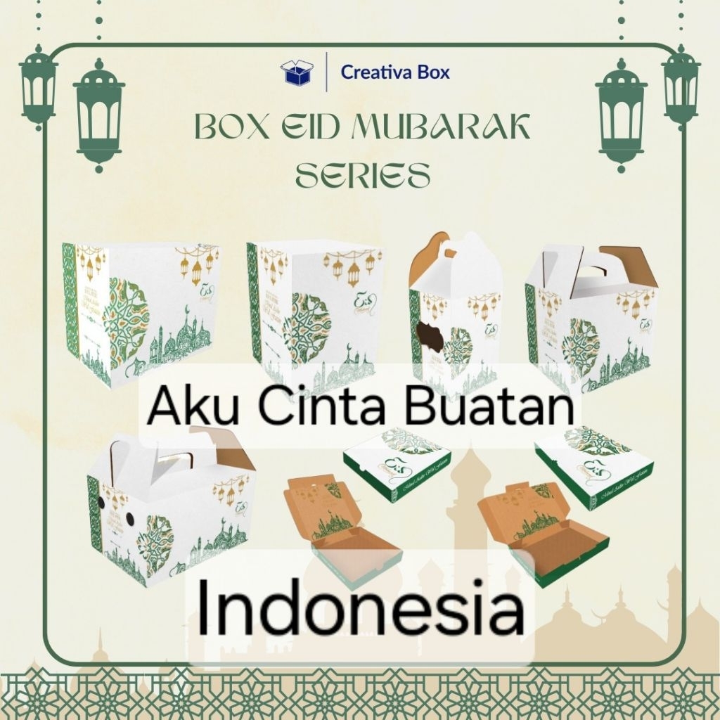 Karton/box/kerdus/kardus/hampers eidmubarok/lebaran/idulfitri sembako kue kering