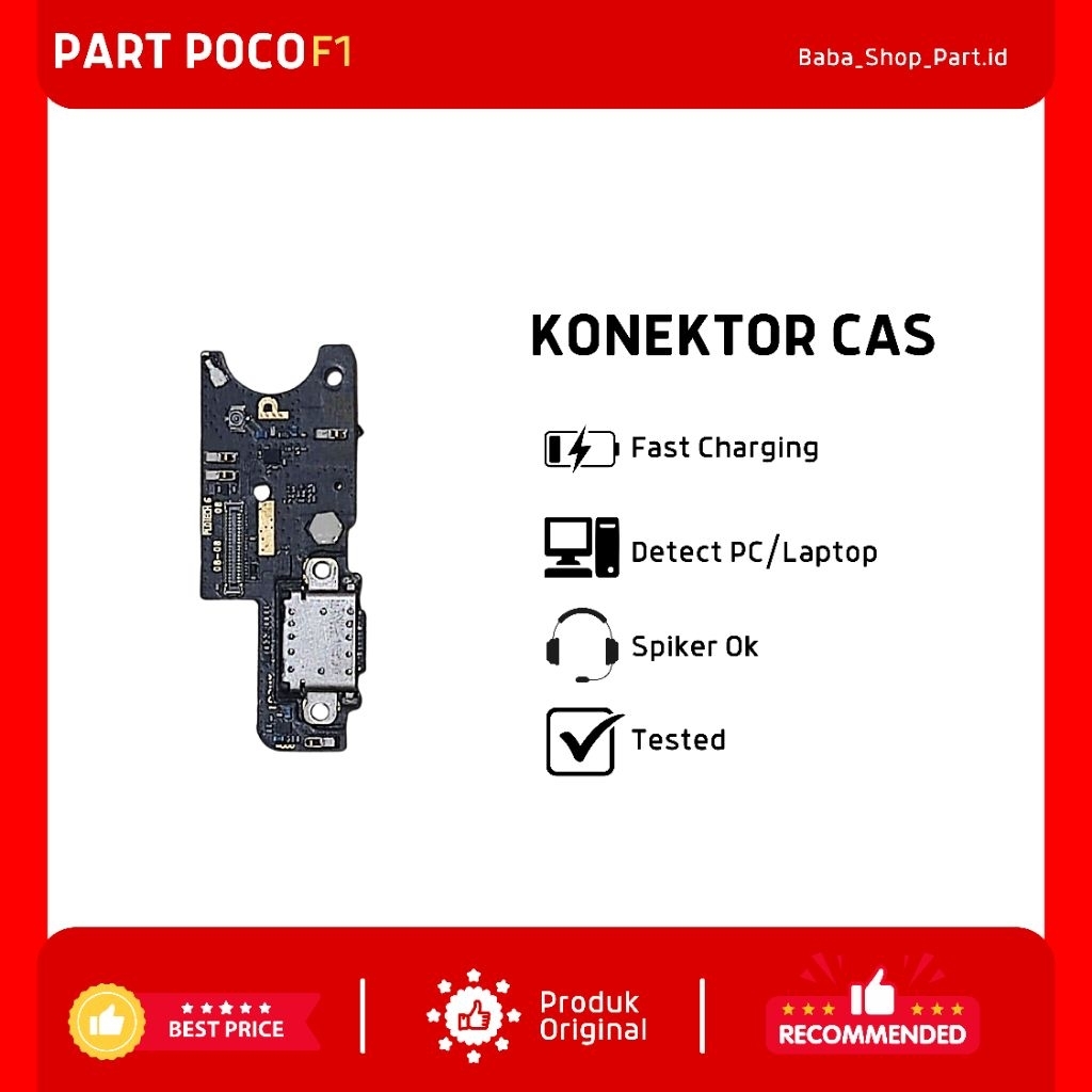 PCB BAWAH POCO F1 ORI COPOTAN