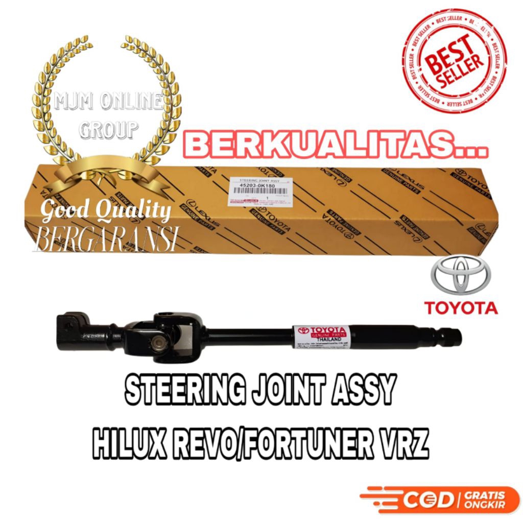 STEERING JOINT ATAU JOIN STIR TOYOTA HILUX REVO / FORTUNER VRZ ORIGINAL