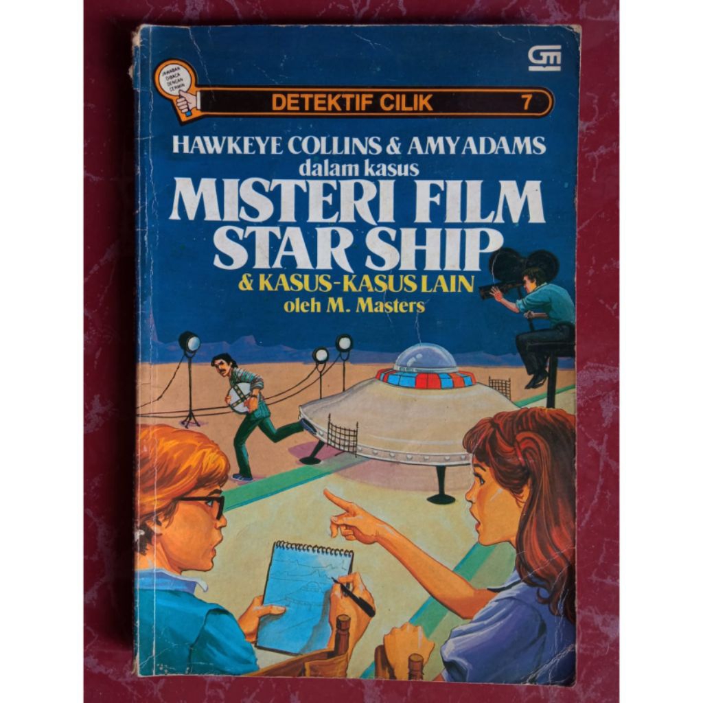 Novel seri Detektif Cilik Hawkeye Collins & Amy Adams- Misteri film star ship