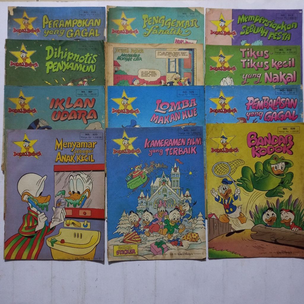 MAJALAH KOMIK DONAL BEBEK TAHUN 90AN || KOMIK DONAL BEBEK VINTAGE EDISI KOLEKSI || JUAL KOMIK DONAL 