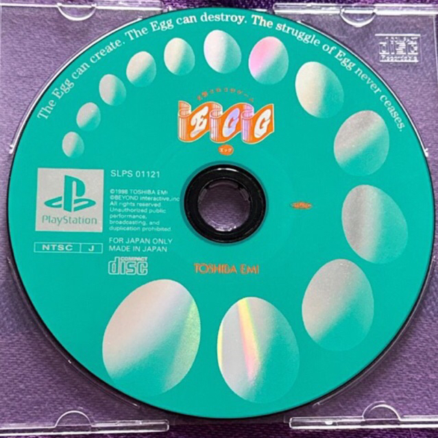 kaset ps1 ori japan EGG