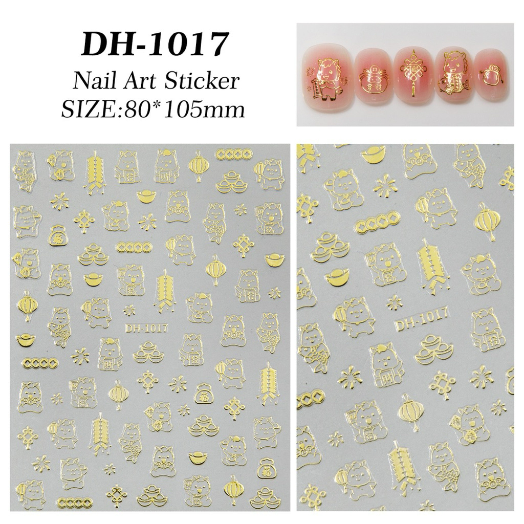 ( Ready )STIKER KUKU IMLEK 2026 | Nail art shio kuda | NAIL IMLEK TREND 2026