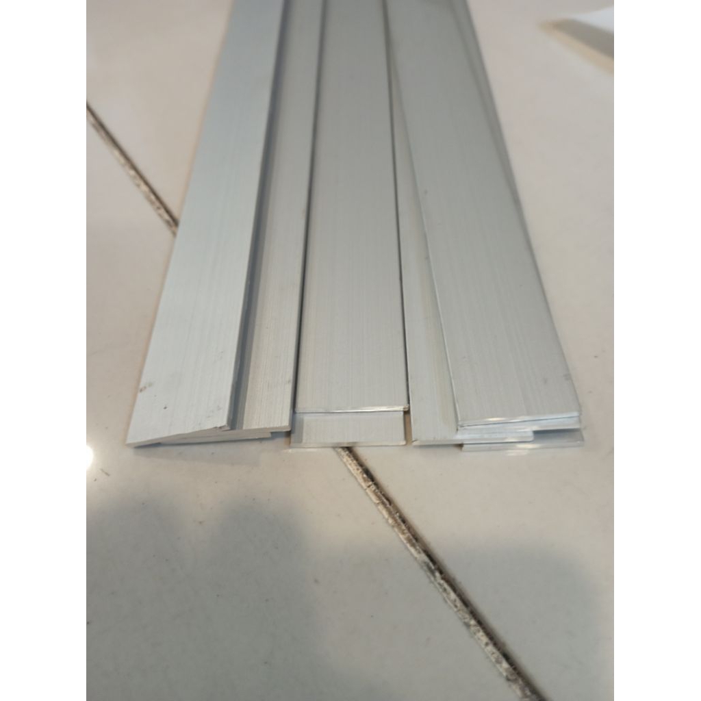 Plat Strip Alumunium Tebal 3mm x 20mm x 100mm Alumunium