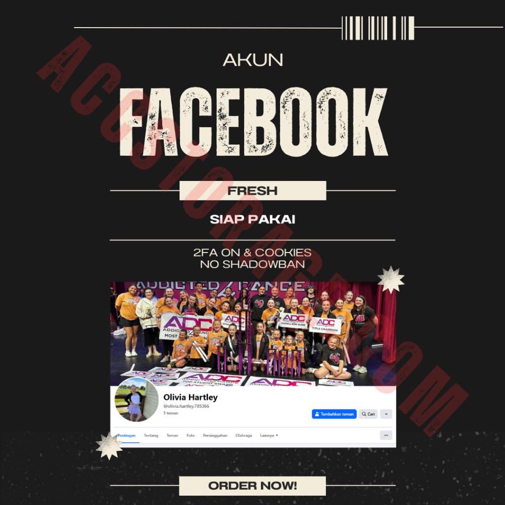 Akun Facebook Fresh | Fb Fresh | 2FA + Email + Cookies | FB Baru Siap Pakai | Full Akses High Qualit