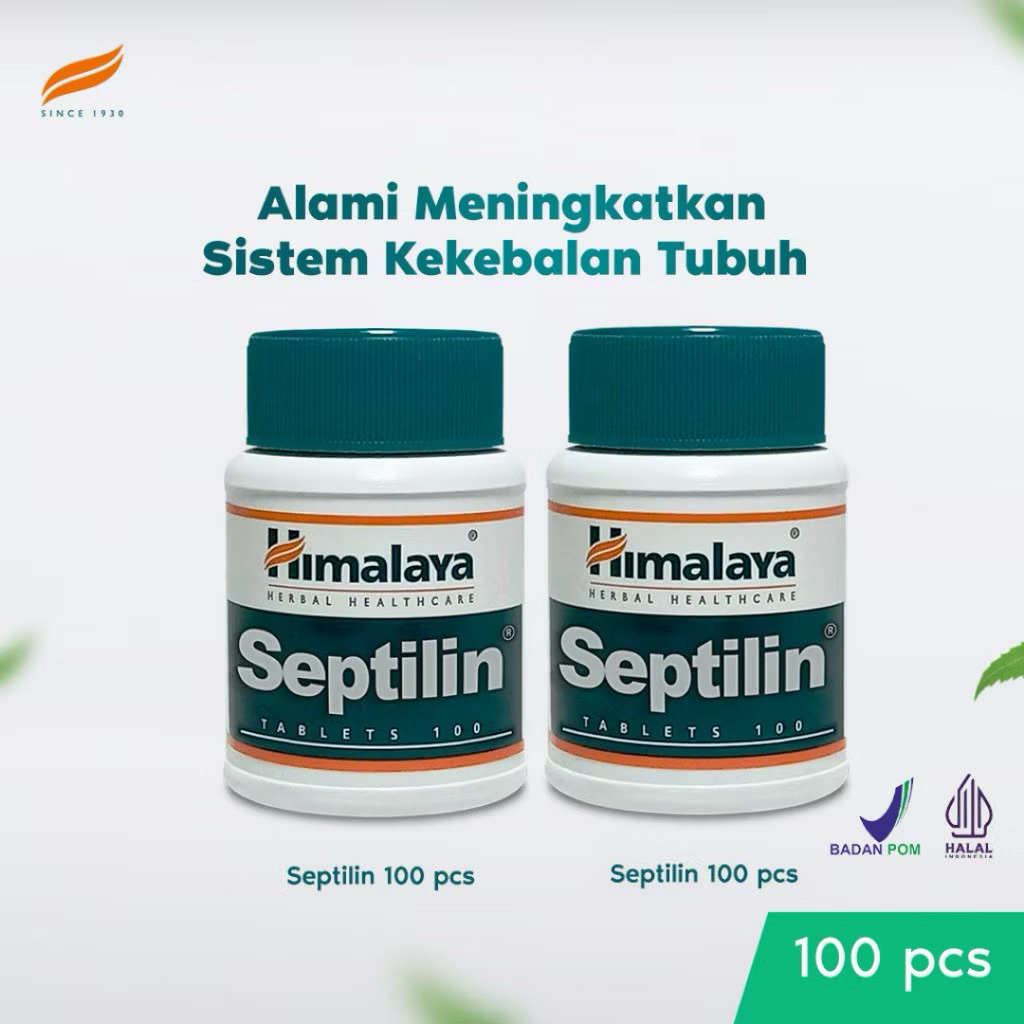 [Bundle Isi 2] Himalaya Septilin isi 100 | Supplement Imunitas | Suplemen Daya Tahan Tubuh Harian