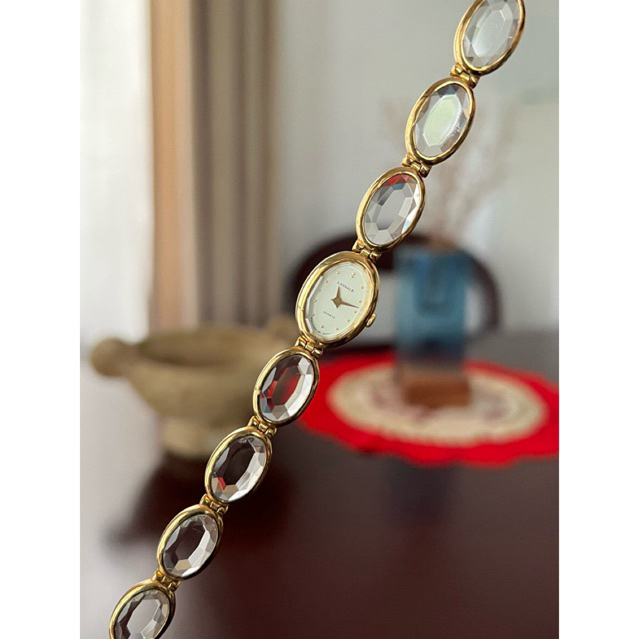 Seiko Lassale with crystal-clear faceted glass