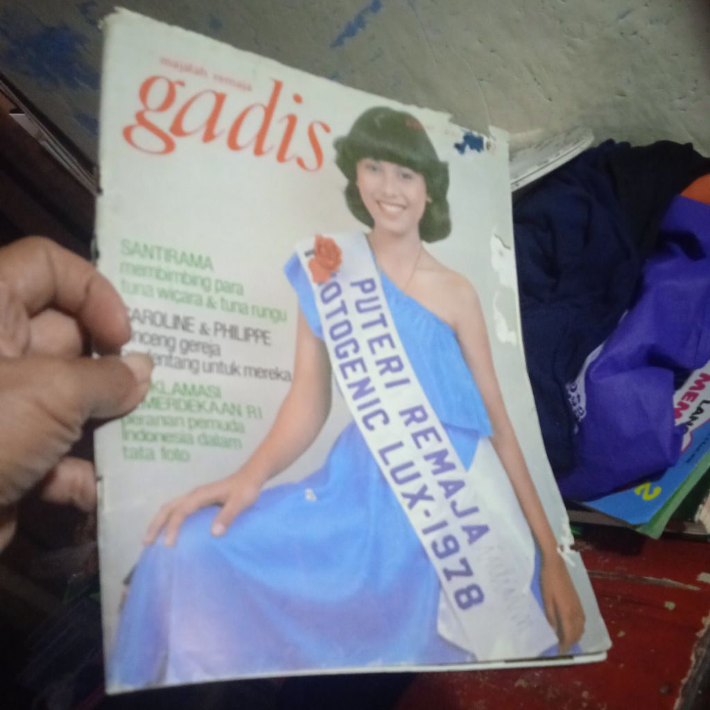 majalah Gadis jadul tahun 1978, putri remaja photogenic Lux 1978