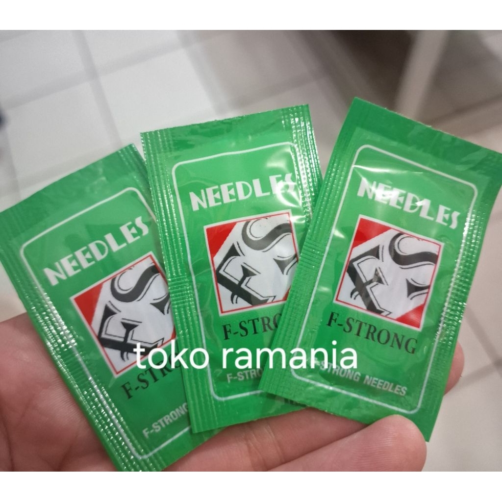 jarum mesin obras 3benang singer/buttefly/pegasus