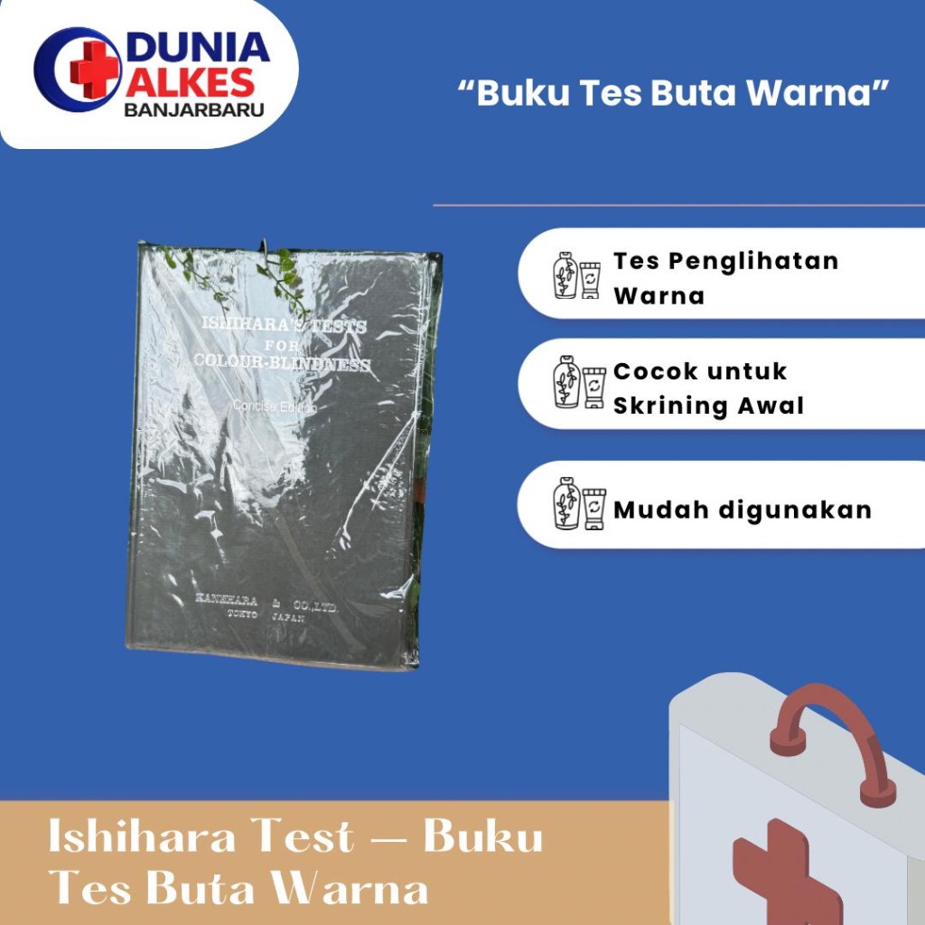 Buku Tes Buta Warna | Buku Ishihara | Ishihara Book