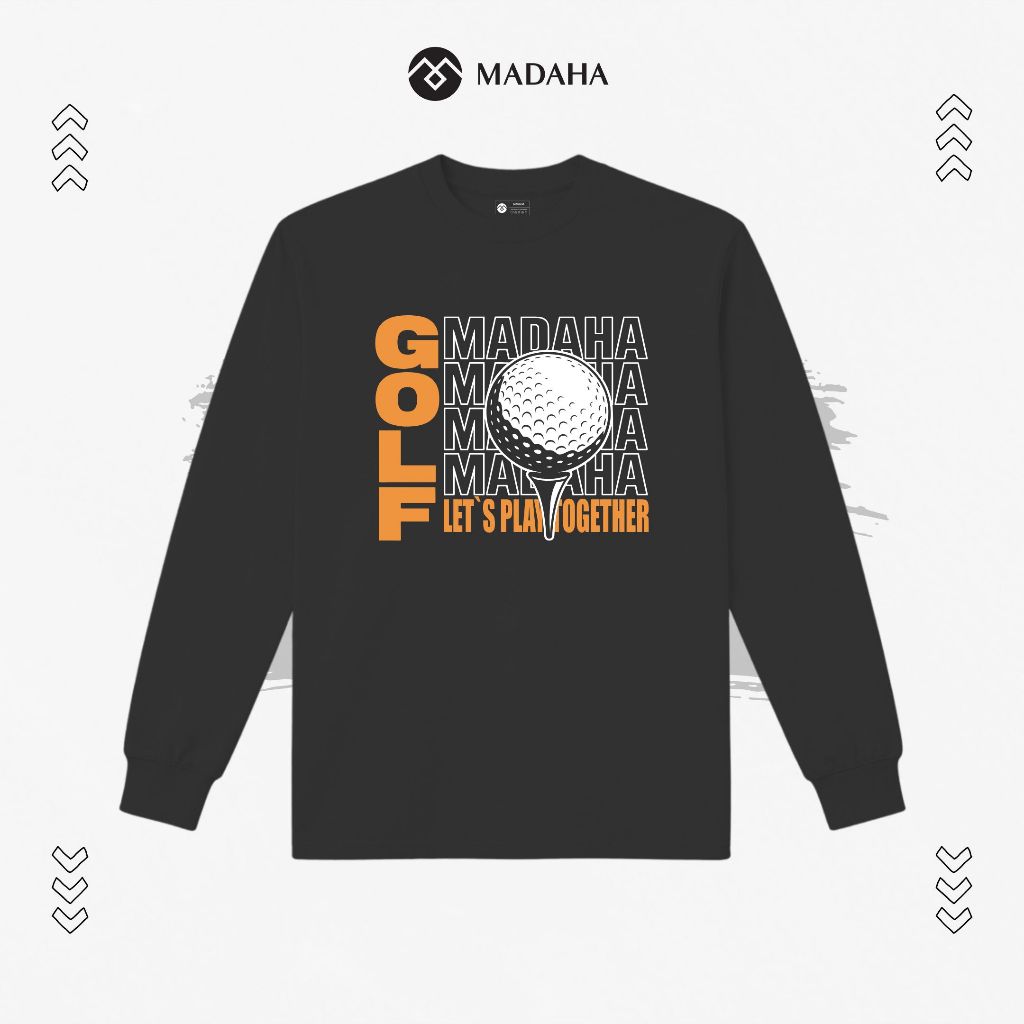 Madaha Kaos Baju Lengan Panjang Golf Collective