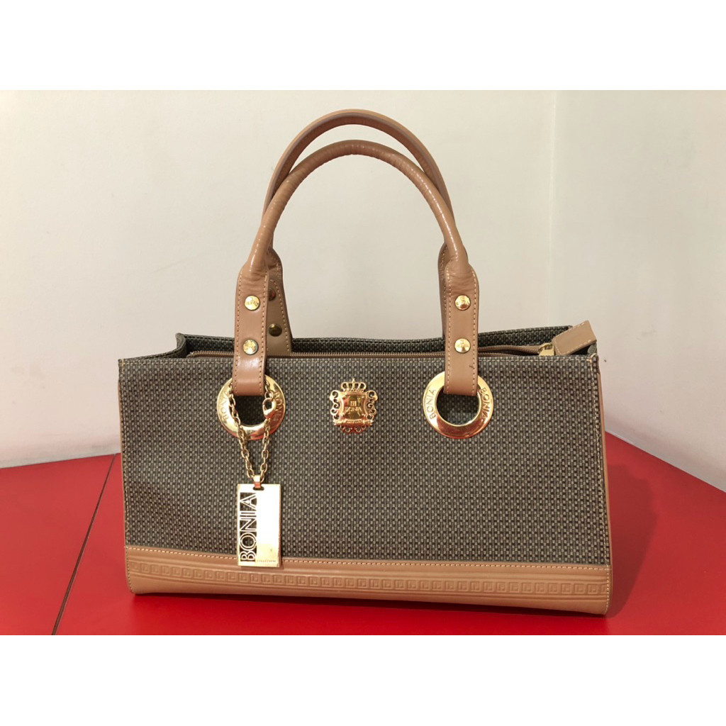 Tas Bonia Monogram Satchel Bag