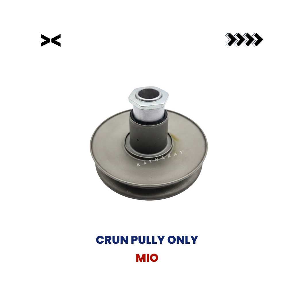 Pulley Only CVT CRUN Mio Karbu Mio J Mio M3 | Rumah Roller CVT Mio Series | Pully CVT Mio