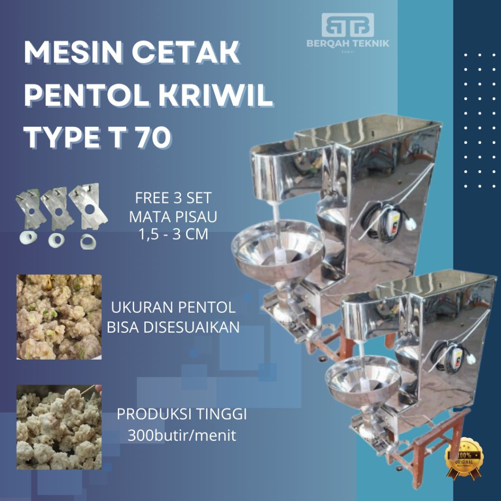 MESIN CETAK PENTOL KRIWIL Ready Stok Mesin Cilok Kriwil mini Mesin Bakso Kriwil Otomatis Bergaransi 