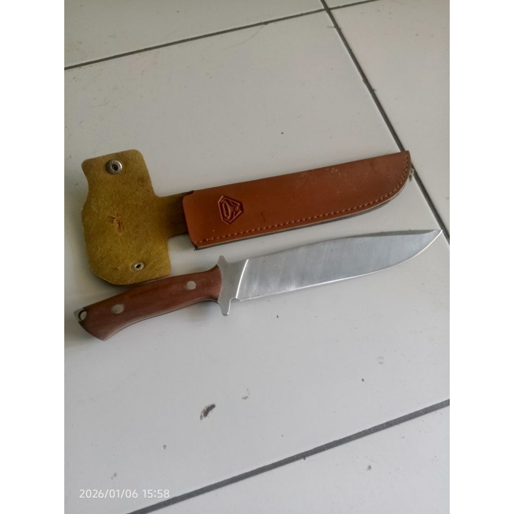 pisau survival Bison stainless steel fulltang