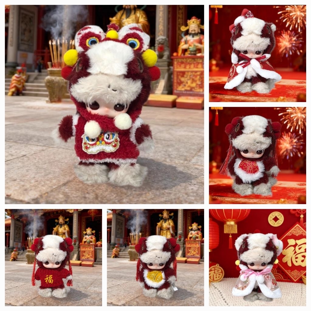 Outfit Labubu,Skullpanda,Hirono,Molly,Crybaby,Dimo Have A Good Run Popmart