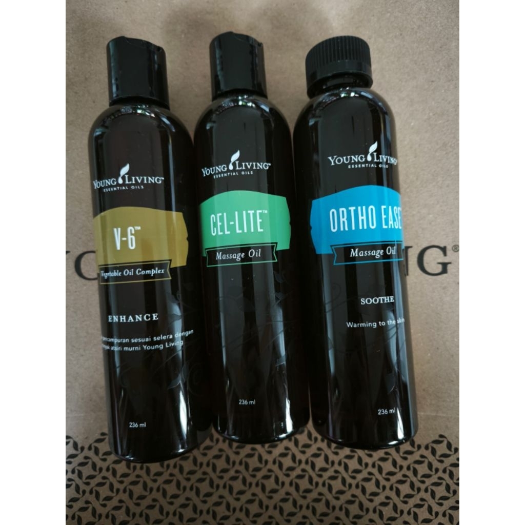 YL carrier oil young living,minyak pijat natural organik,v6 young living,ortho ease young living,cel