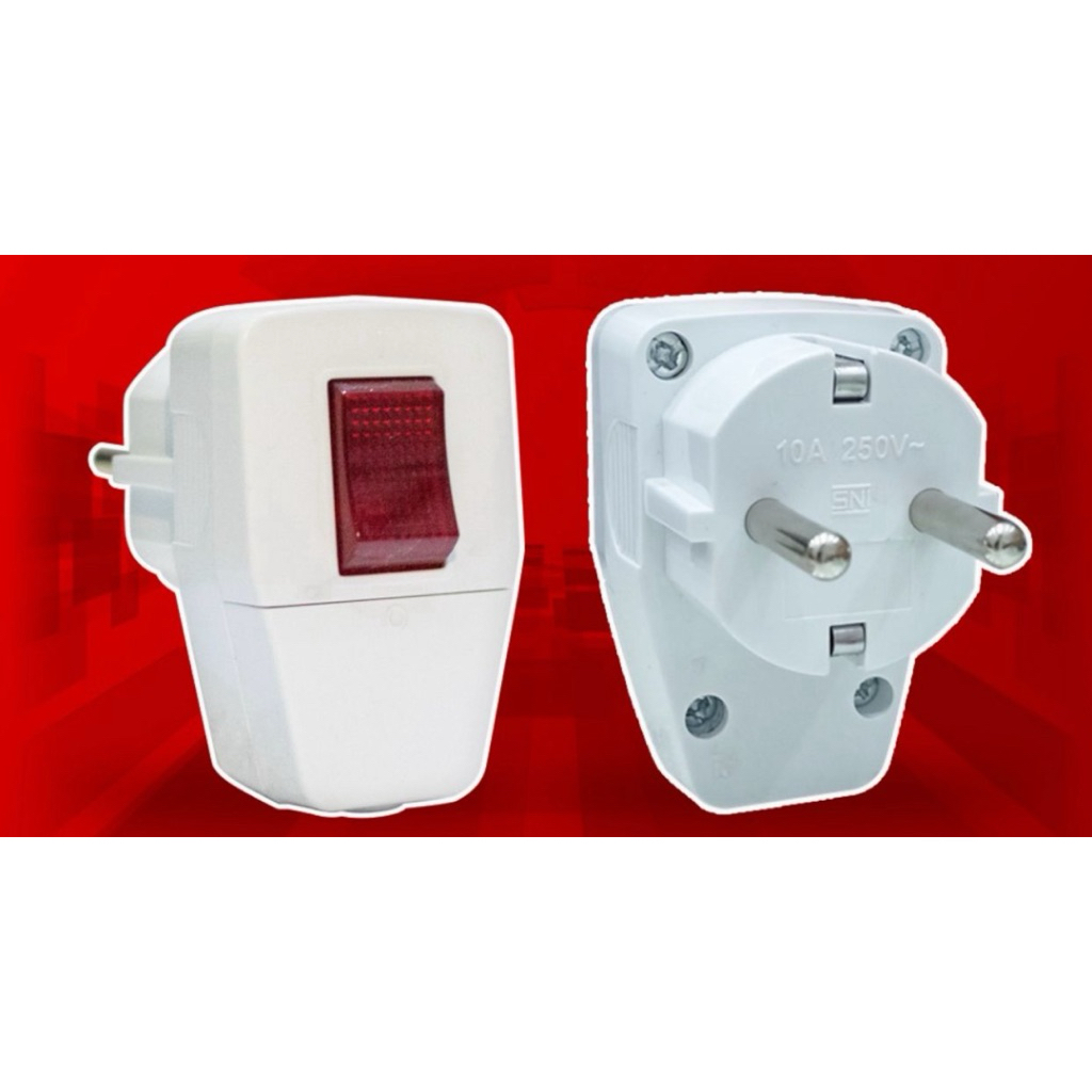 STEKER SWITCH STEKER ON OFF STEKER LAMPU SNI  COLOKAN ON OFF