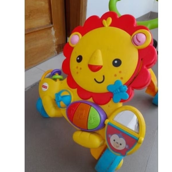 fisher  lion baby walker