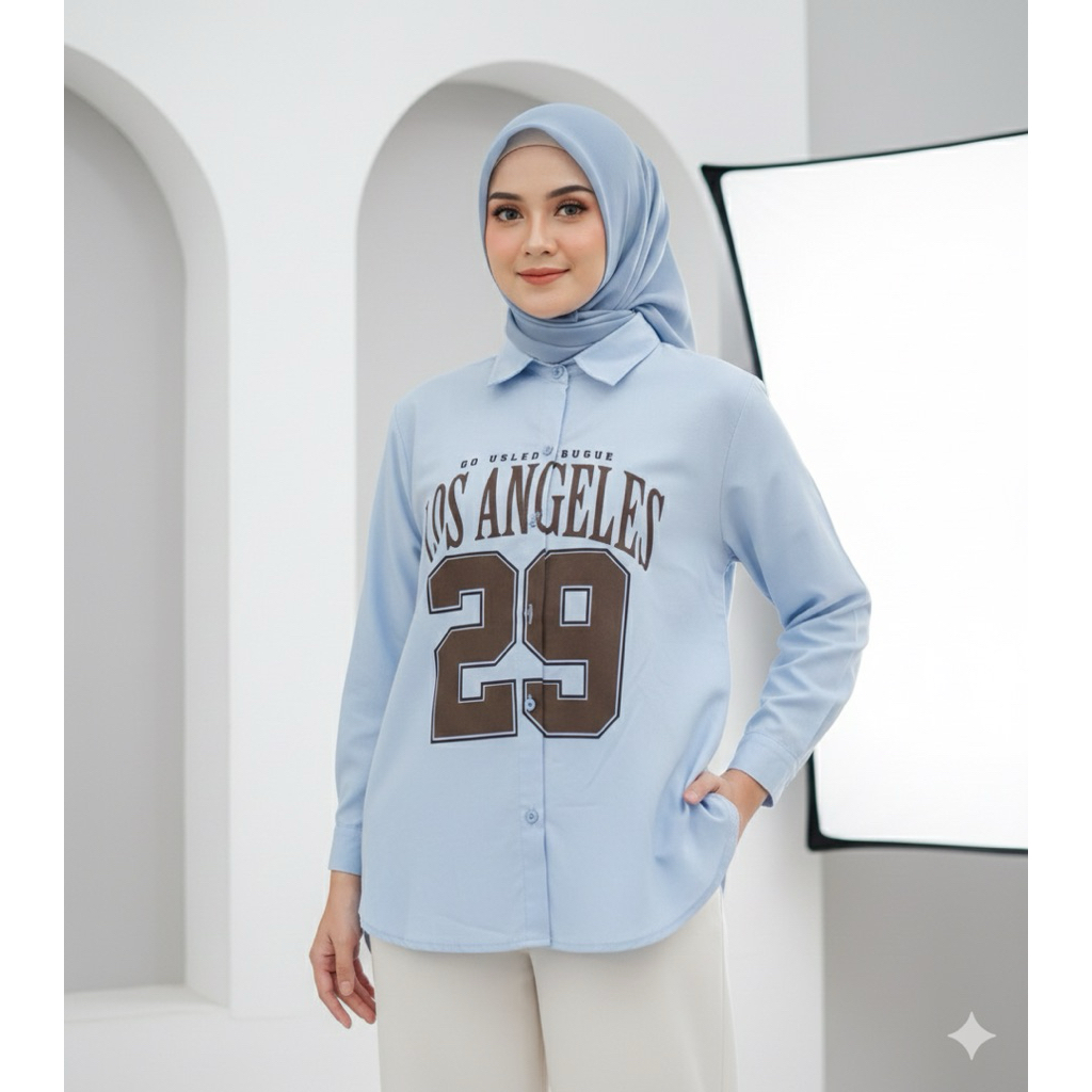 KEMEJA KATUN POPLIN | KEMEJA WANITA