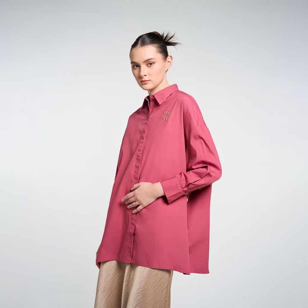 Manual 320rb - PRELOVED - Kamiidea - Gale Top - Fucia Fuchsia Fuschia - S