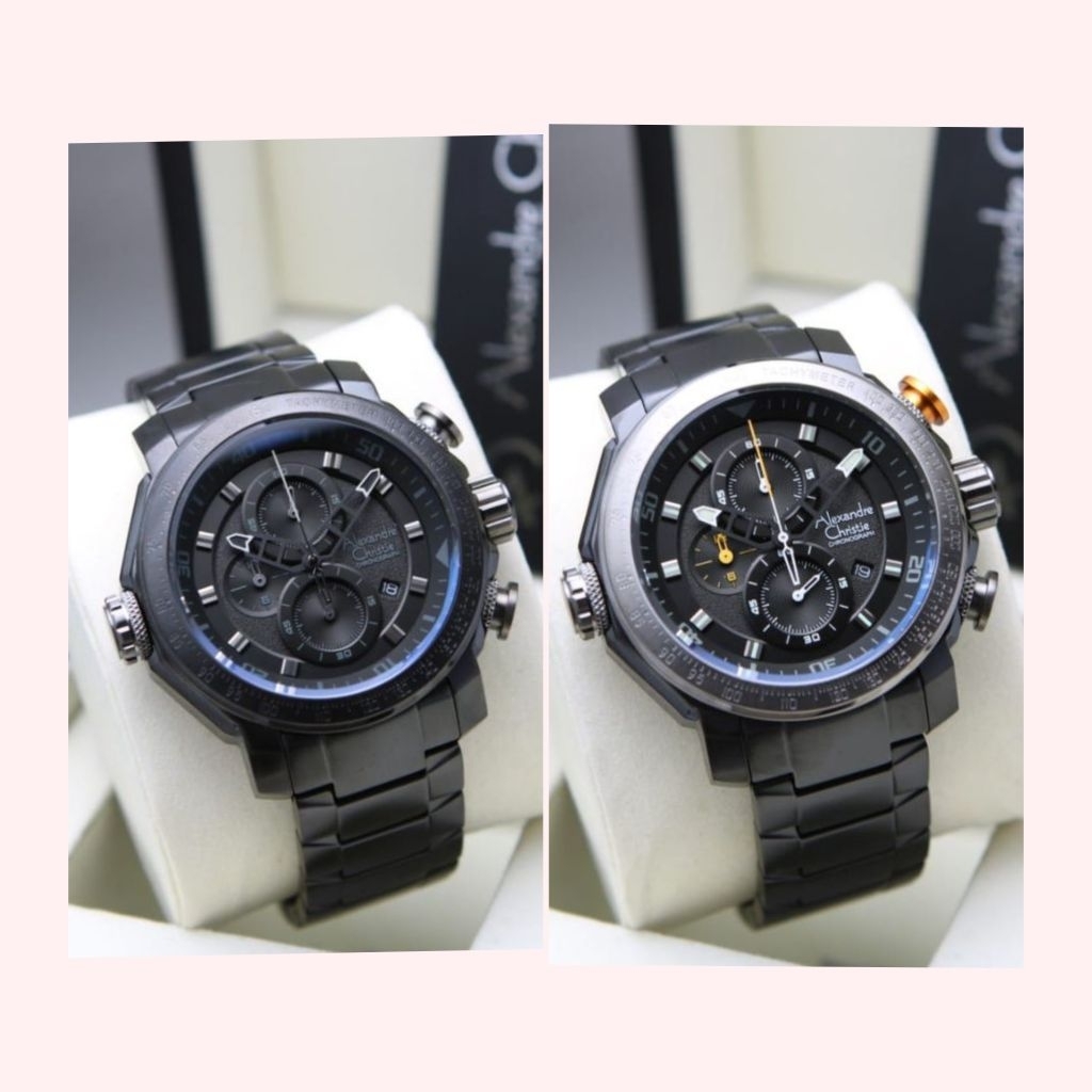 Alexandre Christie Ac 6565 Rantai Jam Tangan Pria original